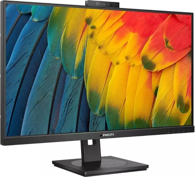 Monitor Philips 27B1U5601H/00, 27 inç, IPS, QHD, DisplayPort 1.4, HDMI, USB-C, HDR, me głośniki 2 x 5 W, Pivot, VESA 100 - ngjyrë e zezë