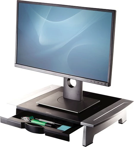 Stendë monitori Fellowes Office Suites Standard, 1 sirtar, rregullim lartësie, zi-argjendtë