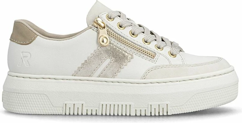 Atlete platforme për femra Rieker, bezhë