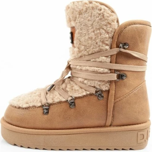 Çizme dimri për femra D.Franklin, kafe-bezhë