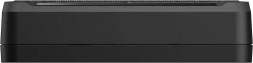 Subwoofer aktiv Kenwood KSC-PSW7EQ, klasë D, telekomandë me kabllo, alumini, i zi