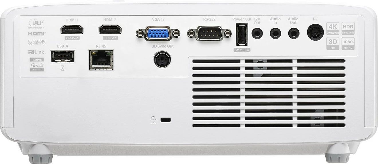 Projektor laser Optoma ZH551, Full HD, 5600 ANSI lumen, 3D, Wi‑Fi, i bardhë