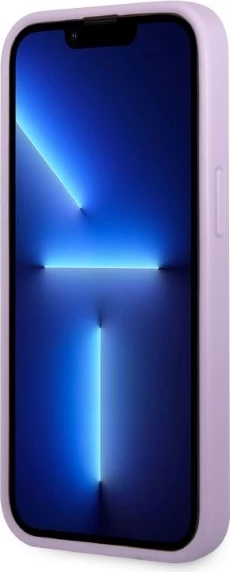 Mbështjellës Guess Saffiano 4G Small Metal Logo për iPhone 13/13 Pro 6.1", vjollcë