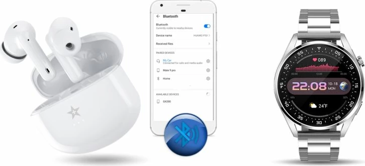 Kufje wireless Giewont, të bardha