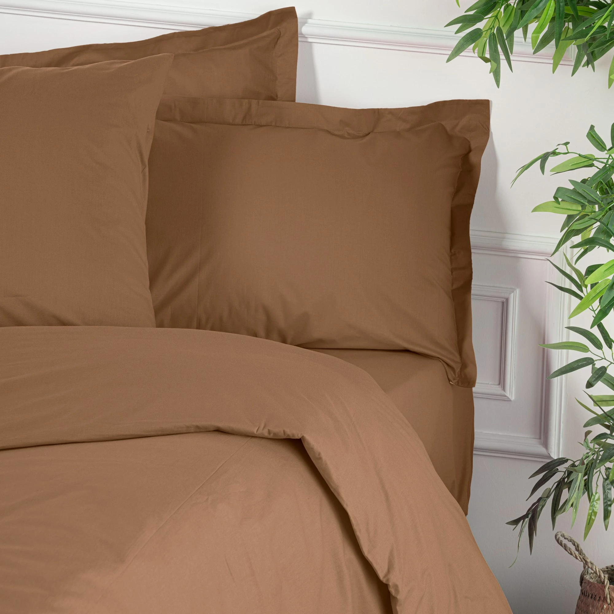 Mbulesë jorgan për krevat dopio, ngjyrë kafe, L'essentiel, 240x220 cm