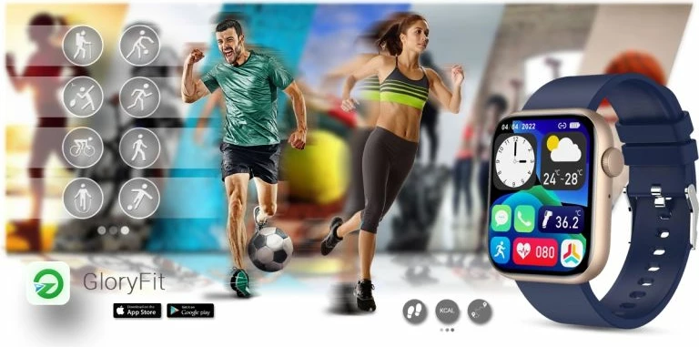 Smartwatch për femra Gravity, e zezë