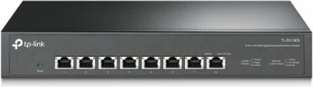 Switch rrjeti TP-LINK TL-SX1008, 8x 10G Multi-Gigabit (100M/1G/2.5G/5G/10G), desktop/rackmount, i zi