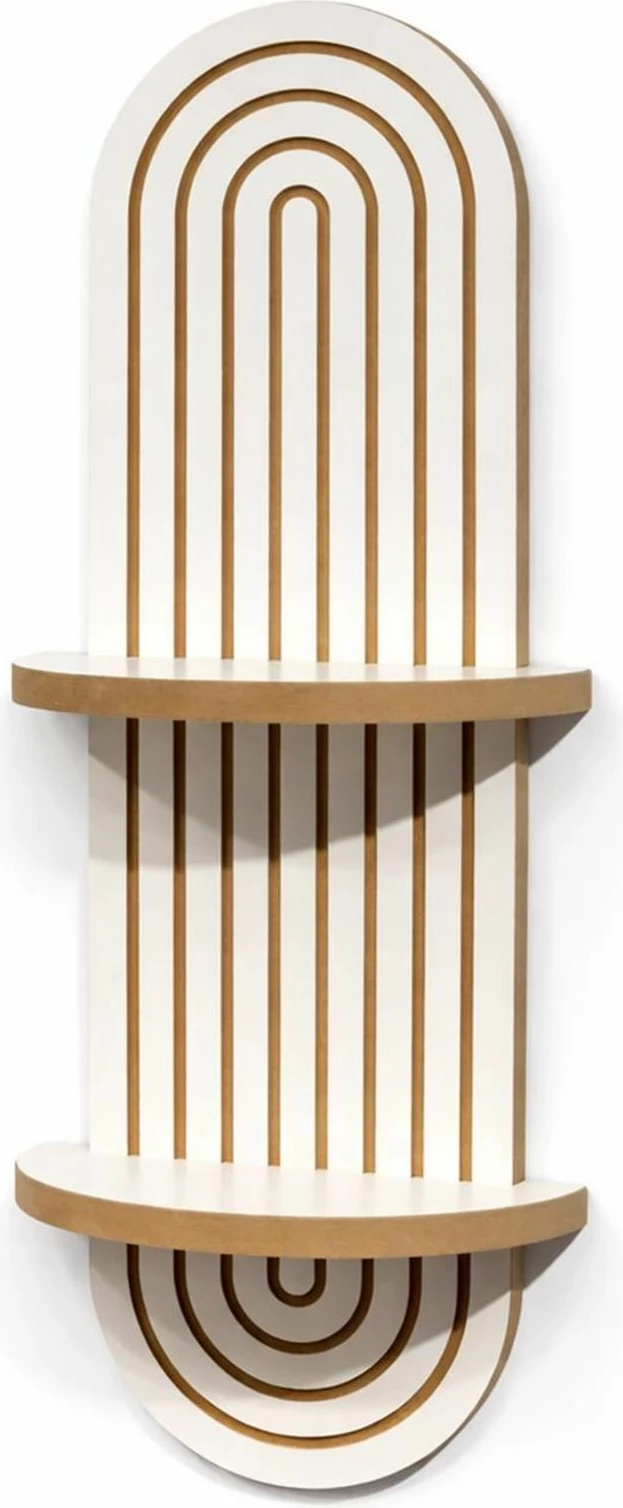Raft muri modern, ngjyrë e bardhë, Skye Decor, Artmtkwll2