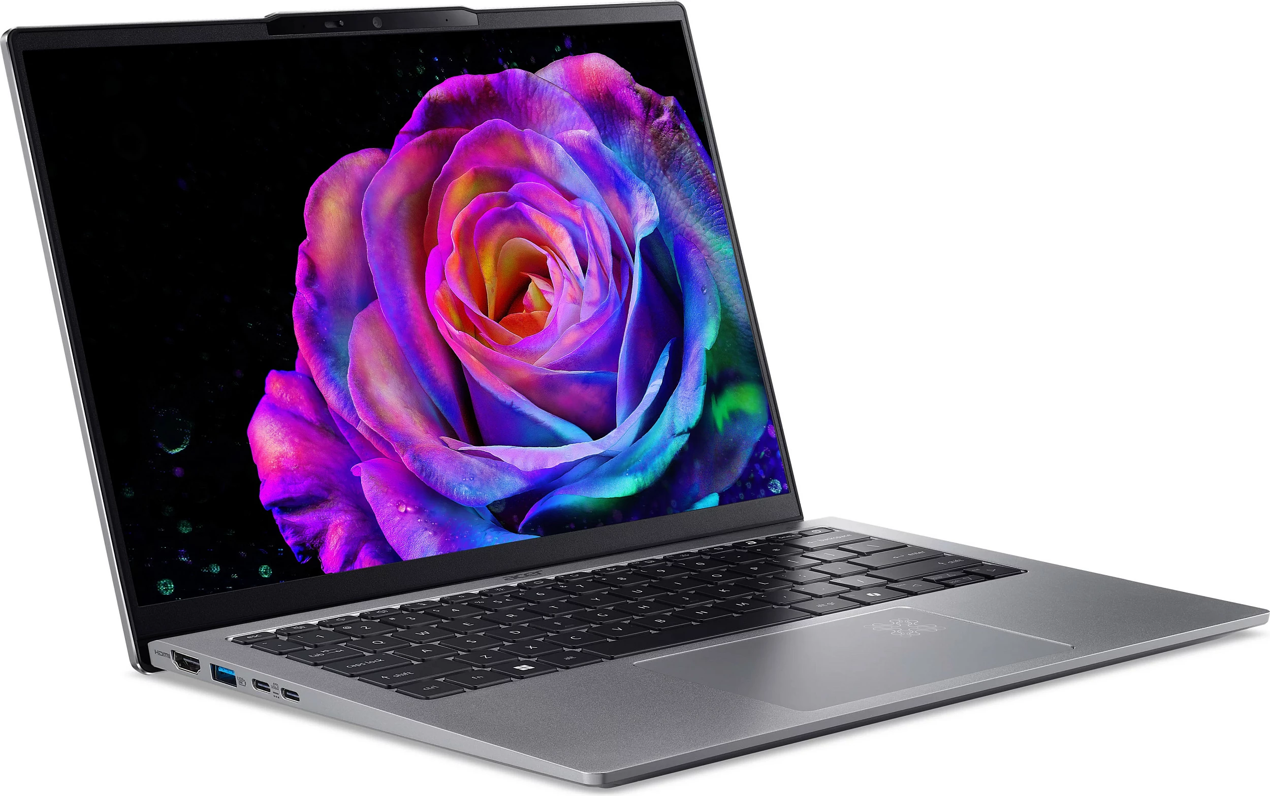 Laptop Acer Swift Go 14 AI OLED SFG14-64-R4DG, 14" WUXGA, 32GB RAM, Sparkly Silver