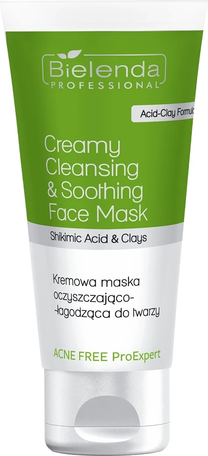 Maskë për fytyrë Bielenda Professional Acne Free ProExpert Creamy Cleansing and Soothing për femra 150ml