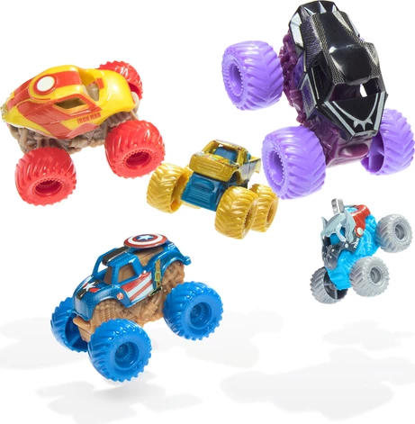 Set makina Monster Jam Mini Jams Marvel Super Heroes