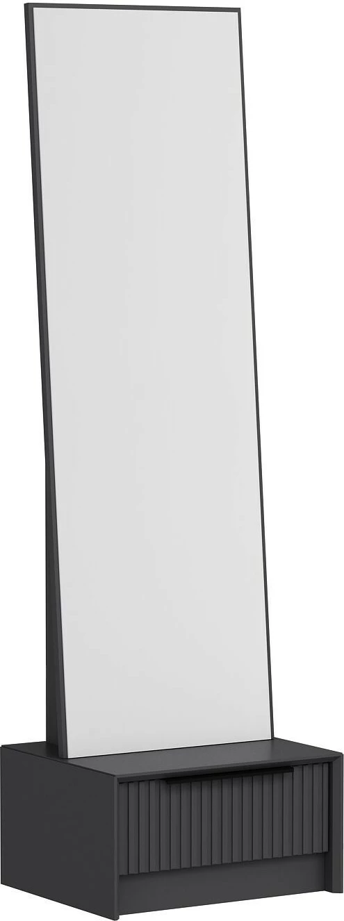 Tavolinë grimimi Skye Decor, Kale Luxe Soft, anthracite, 54x178x45cm