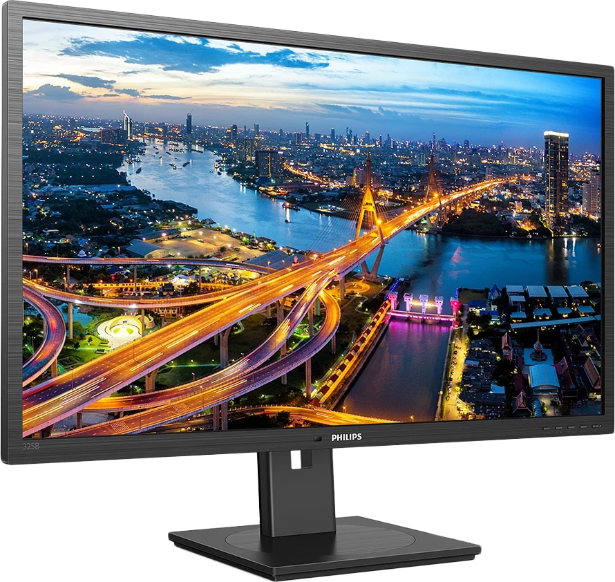 Monitor Philips 325B1L/00 31.5\" QHD IPS 2560x1440 4ms DP/HDMI USB 3.2x4 me altoparlant, i zi