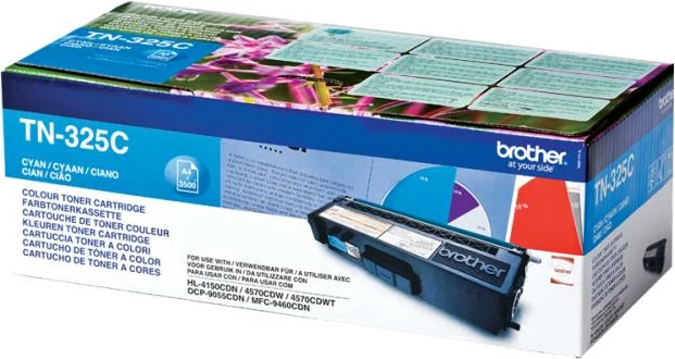 Toner Brother TN-325C rendiment 2,400–4,400 faqe, Cyan