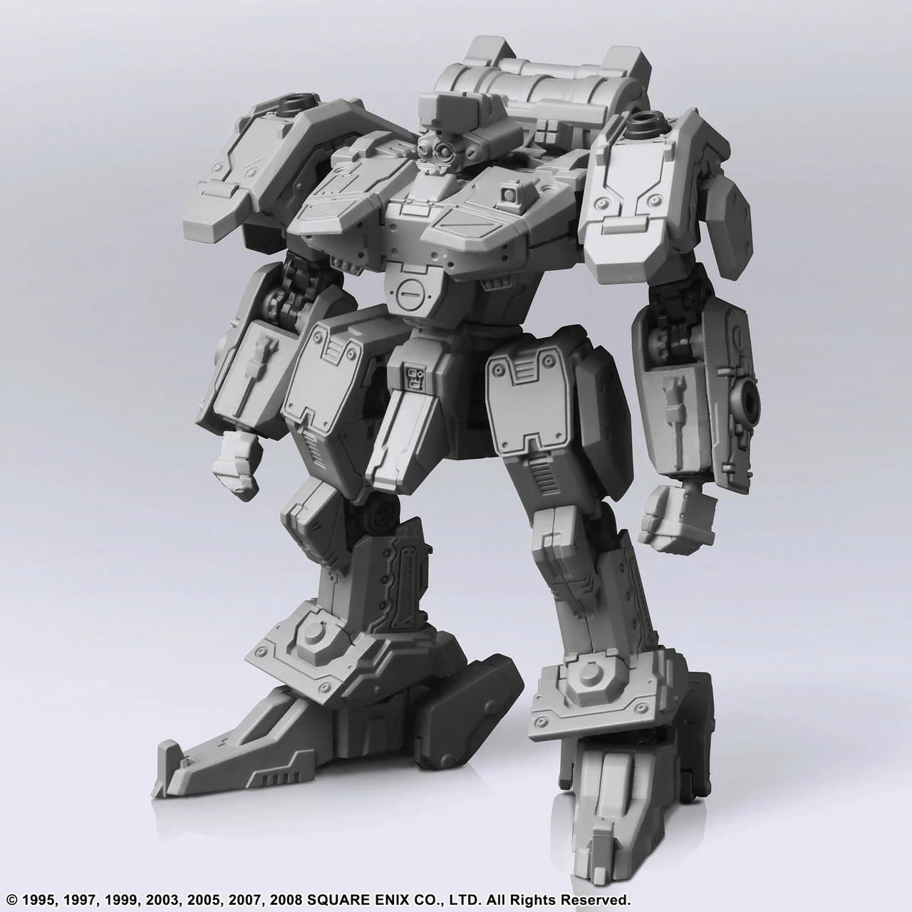 Kit modeli Square Enix Front Mission Structure Arts Vol. 3, shkallë 1/72, pjesë të ndërrueshme, nyje të lëvizshme, Light Gray