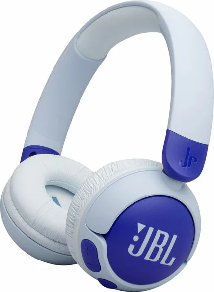 Kufje Bluetooth për fëmijë JBL Junior 320BT, limit 85 dB, bateri 50 orë, me mikrofon, blu