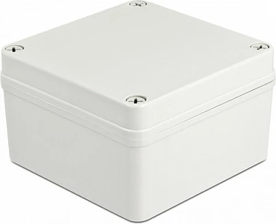 Kuti instalimi DeLOCK IP65, 125 x 125 x 75 mm, ABS, gri