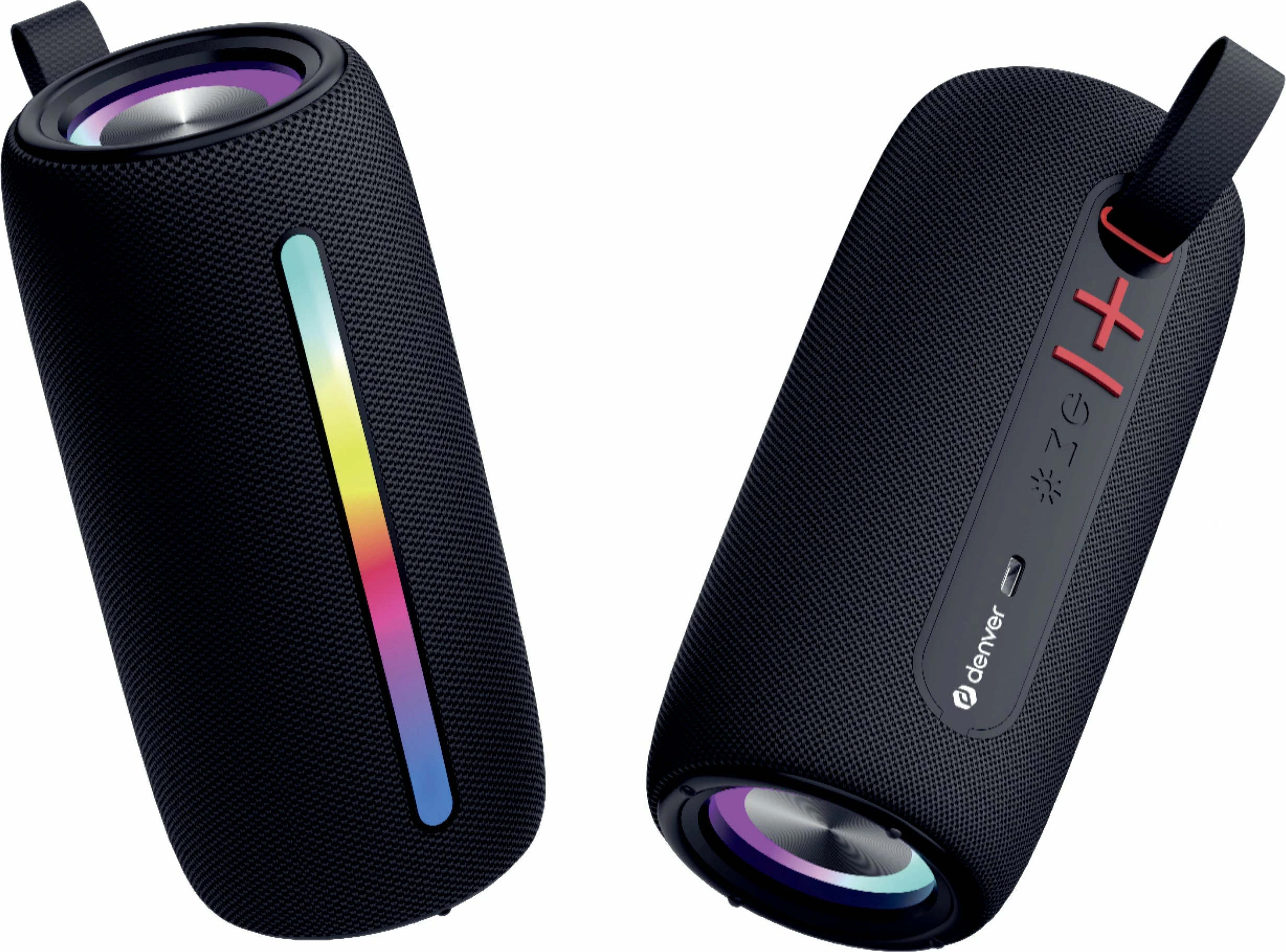 Altoparlant Bluetooth Denver BTL-360B me drita LED, i zi