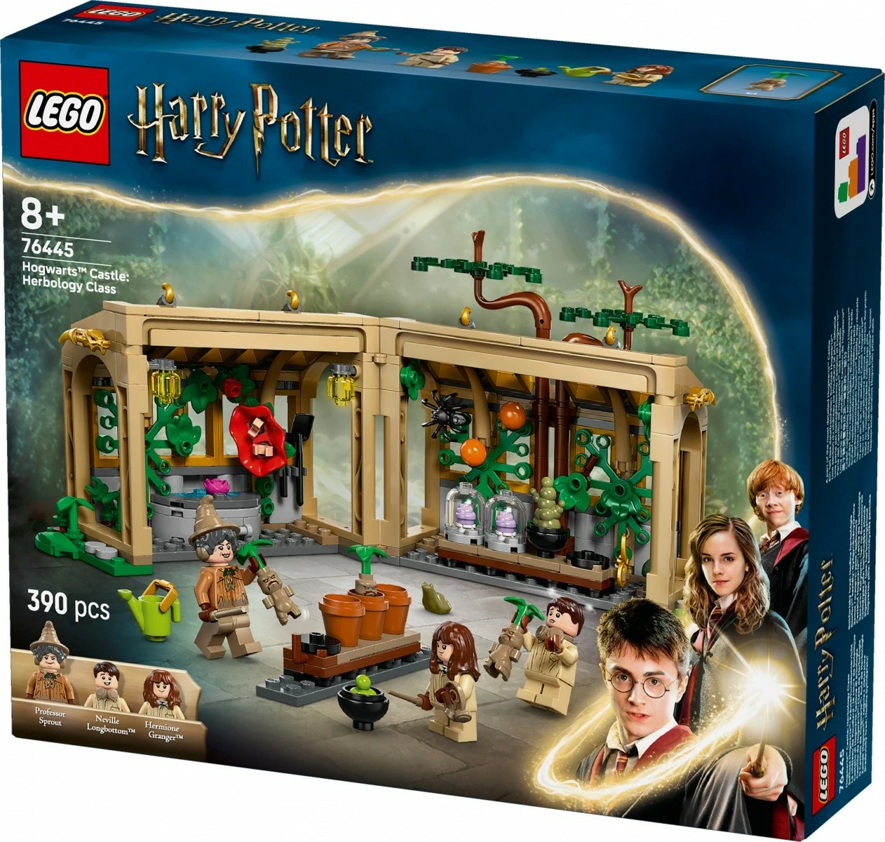 Set LEGO Harry Potter 76445 Hogwarts Castle: Herbology Class, 390 pjesë