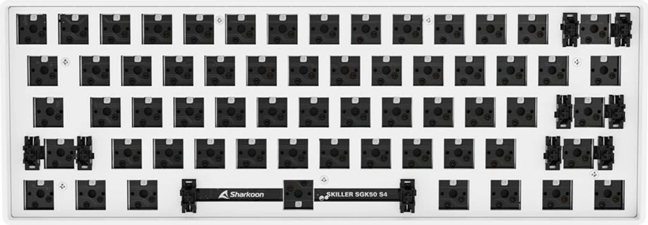 Kasë tastiere Sharkoon SKILLER SGK50 S4, 60%, RGB, ANSI, e bardhë