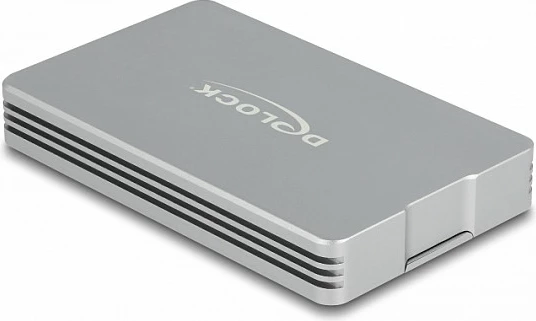 Kasë për SSD DeLOCK USB4 40Gbps, M.2 NVMe 2280, USB-C, Silver