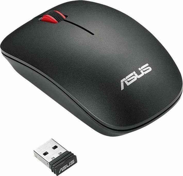 Maus Asus WT300 (90XB0450-BMU000) Wireless 1600 DPI USB, zi/kuqe