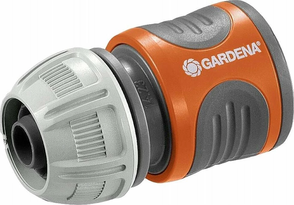 Set konektorësh për zorrë Gardena Indoor Basic 18274-34, 13 mm/15 mm, gri/portokalli, set