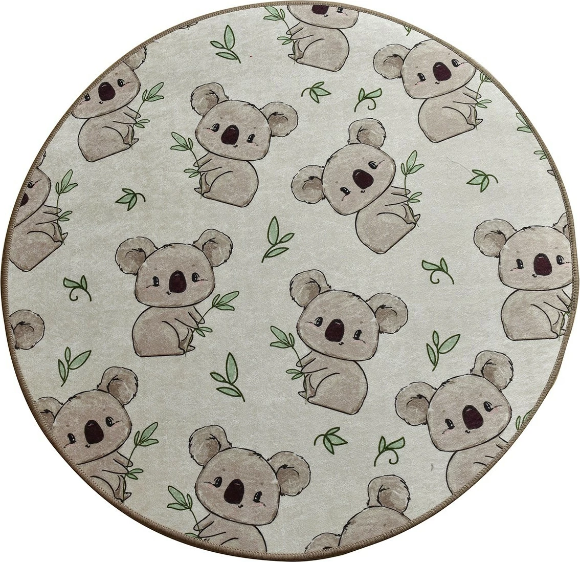 Qilim rrumbullak, model koala, shumëngjyrësh, 140 cm
