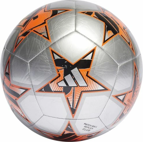 Top Futbolli adidas Finale Club për Meshkuj dhe Femra, Ngjyrë Portokalli dhe Argjendtë