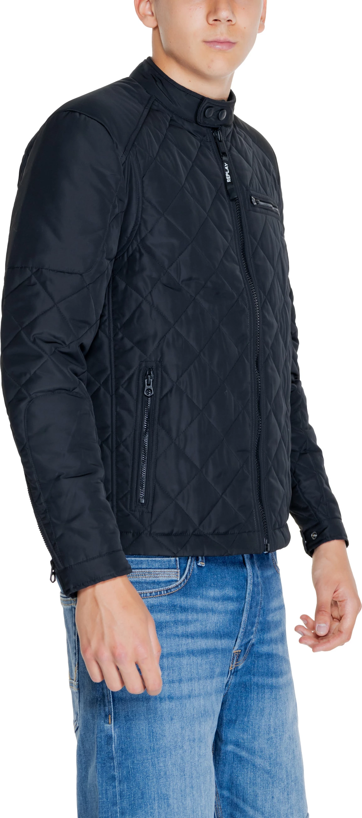 Jakne për meshkuj Replay Poly Oxford M8000.000.84442, e zezë [Madhësia: XXXL]