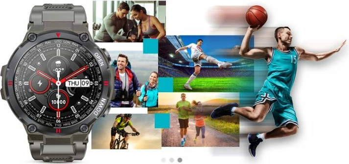 Smartwatch Giewont, gri