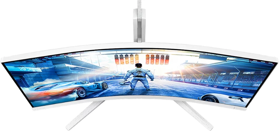 Monitor Philips Evnia 5000 34M2C5501A 34\" WQHD 180Hz Fast VA i lakuar 1500R HDR400 me USB 3.2 hub, altoparlantë, i bardhë