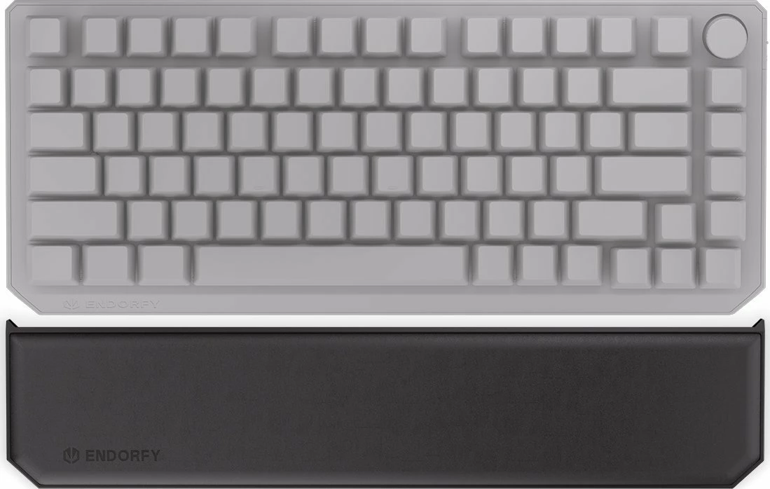 Mbështetëse kyçi për tastierë Endorfy Thock 75% Palm Rest EY0E007, 32.6 x 7.2 x 1.9 cm, e zezë