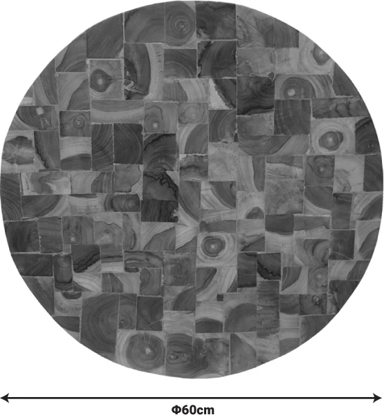 Dekor për mur Sorendine dru natyral D60x6cm