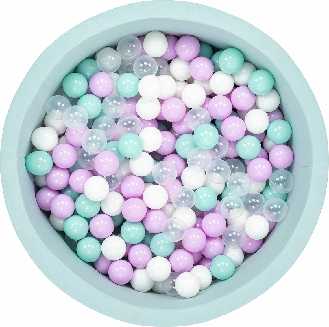 Pishinë me topa për fëmijë, Bubble Pop 200 v3, ngjyrë mint