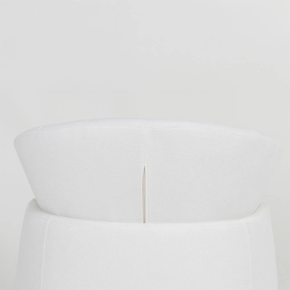 Karrige e ulët FRU, e bardhë, 71x63x78cm