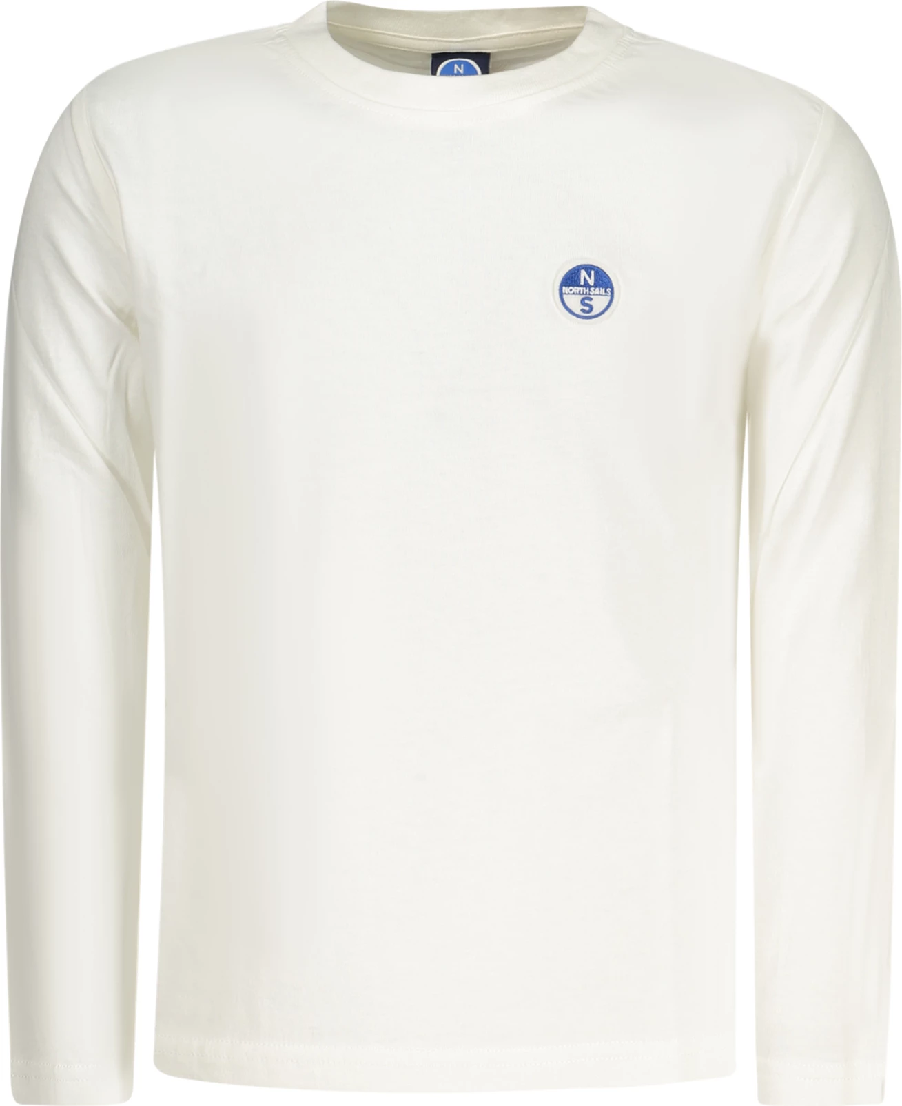 Maicë me mëngë të gjata NORTH SAILS për djem, e bardhë