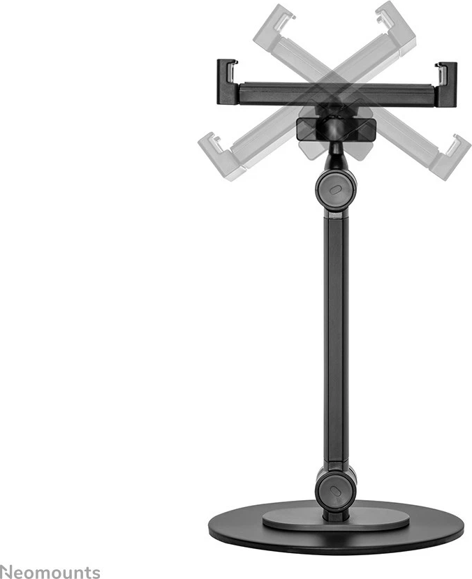 Mbajtës tavoline tabletë/celular Neomounts DS15-540BL1, universal, rrotullim 360°, i zi
