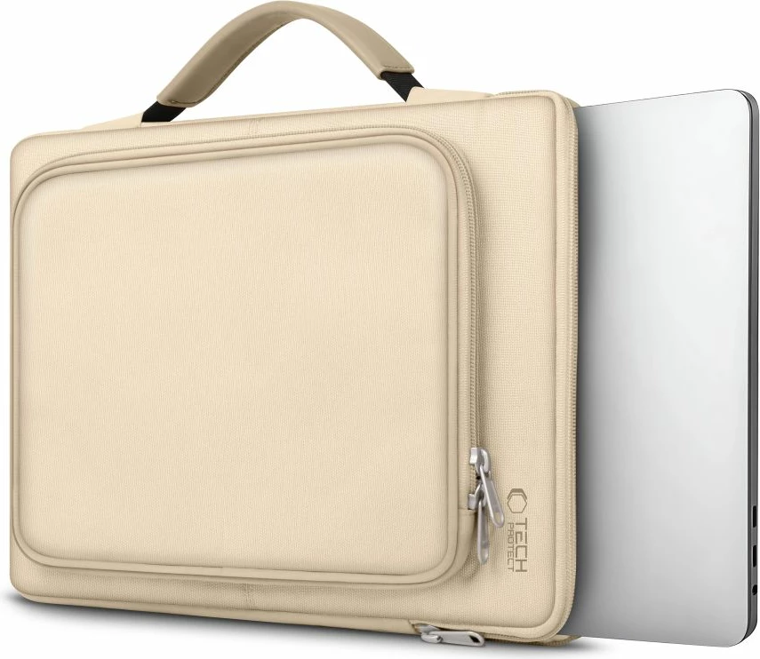 Çantë laptopi Tech-Protect Basic Bag, 13-14 inç, bezhë