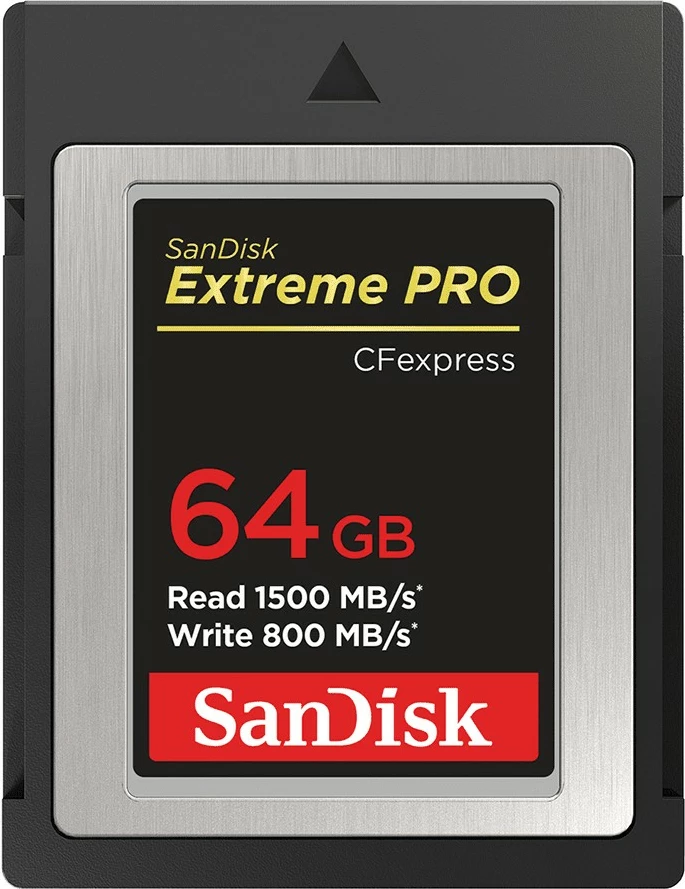 Kartelë memorie SanDisk Extreme Pro 64 GB CFexpress, e zezë