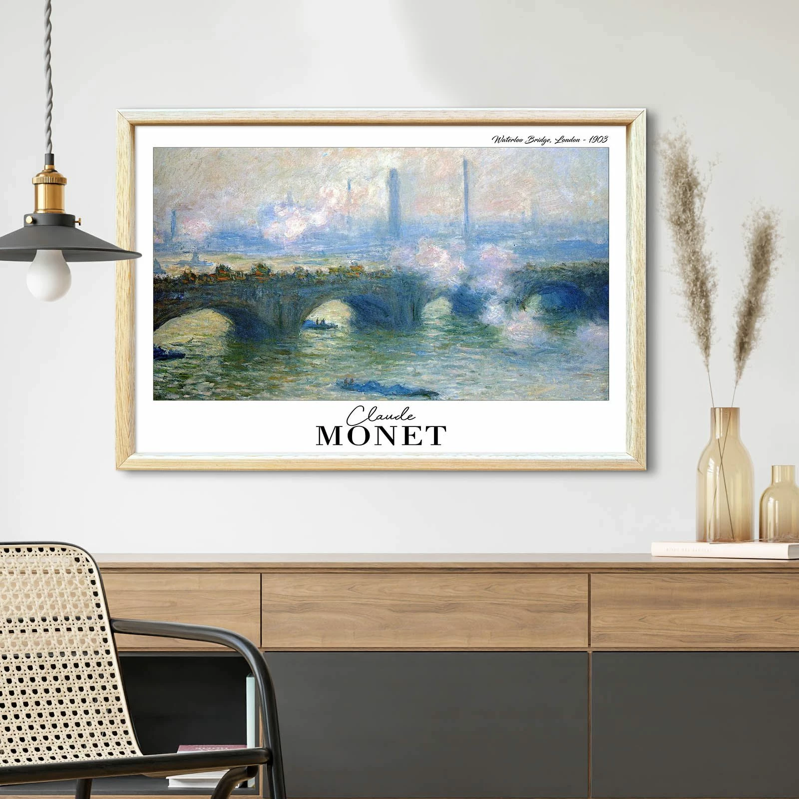 Pikturë dekorative me kornizë, Wallity, 4262AHSMONET-016