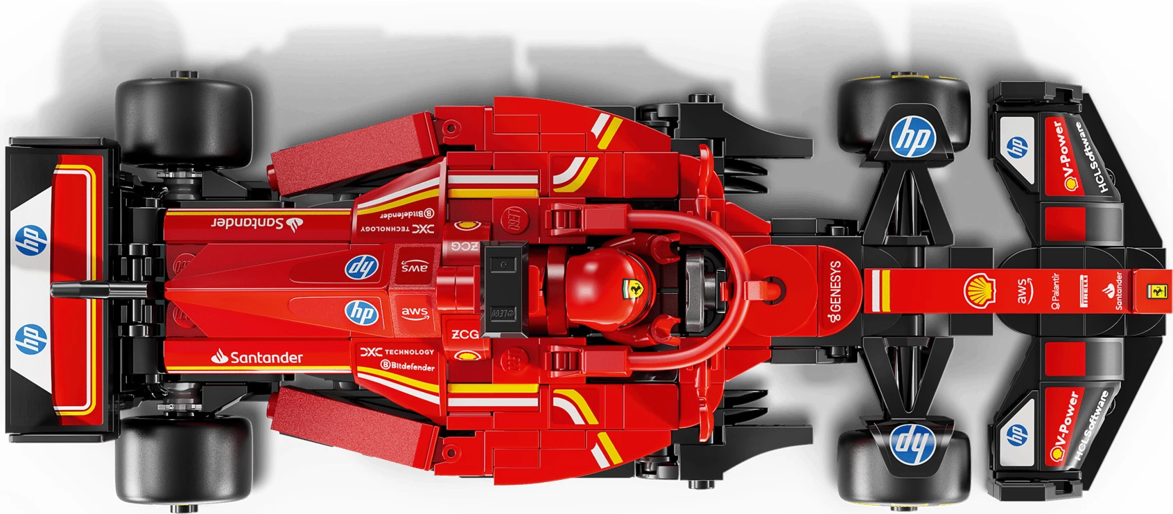 Set ndërtimi LEGO Speed Champions Ferrari SF-24 F1 Race Car 77242, 275 pjesë, e kuqe