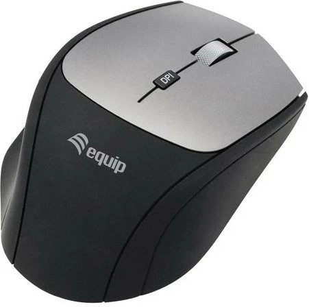Maus wireless Equip 245115, dual adapter USB-C+A, 2400 DPI, i zi
