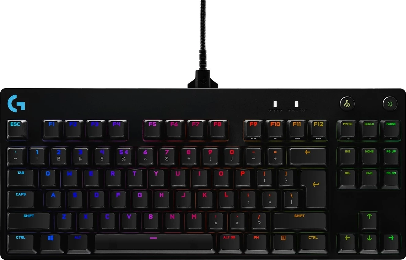 Tastierë Logitech G Pro gaming, e zezë