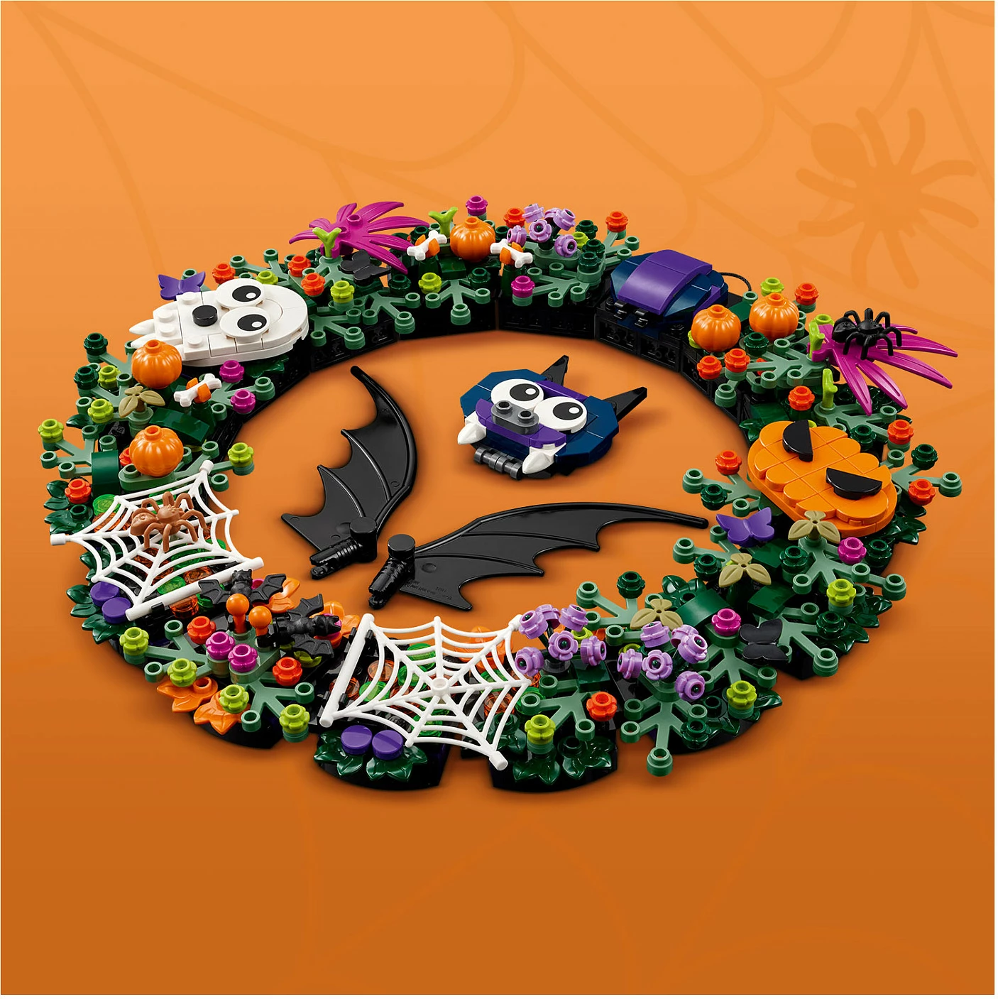 Set LEGO Halloween Wreath 40825, 617 copë, 12+, shumëngjyrësh