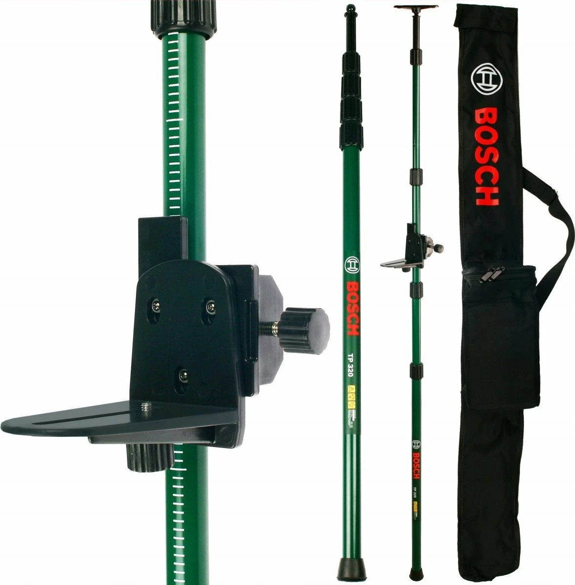 Laser nivelues Bosch UniversalLevel 360, rreze 24 m, set me tripod TT150UNI, gjelbër/zi