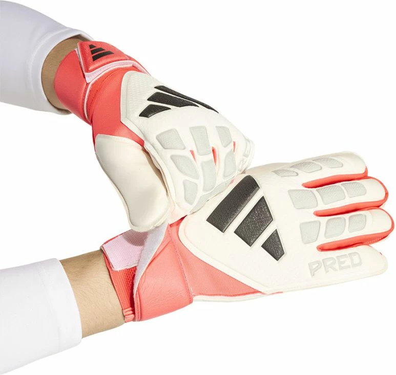 Doreza portieri adidas për meshkuj, të bardha e të kuqe