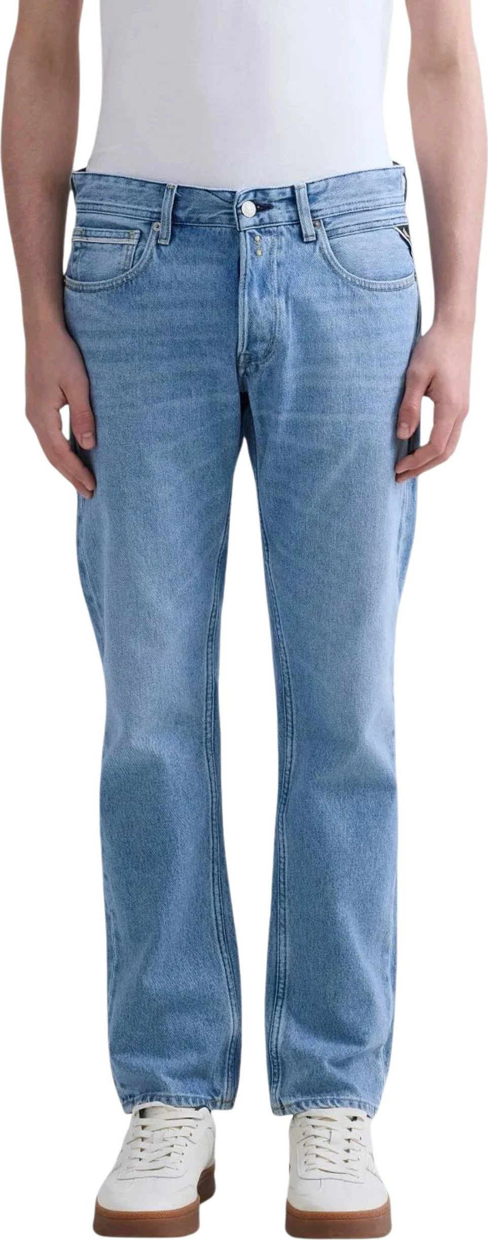 Xhinse për meshkuj Replay Grover MA972 .000.886 0C3, denim e çelët