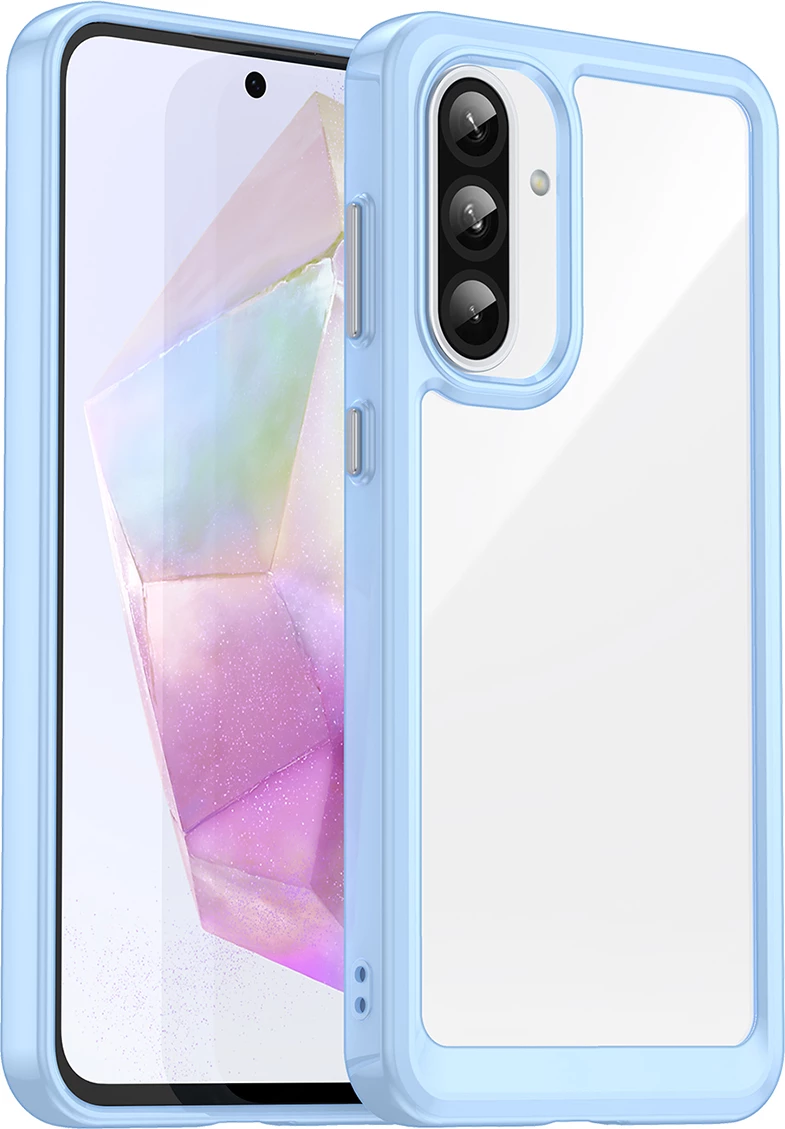 Mbështjellës Hurtel Outer Space Case për Samsung Galaxy A26, TPU/PC, kaltër