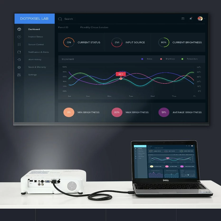 Kabllo HDMI Ugreen HD104 10110, 10 m, 4K, E zezë